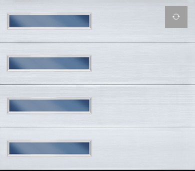 Slim Line Windows (one window in each door section)